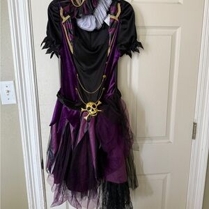 Purple and Black Kids Pirate Costume